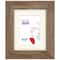 Frame USA Corporate Wide Brown Barnwood Single Image Picture Frame with Mat